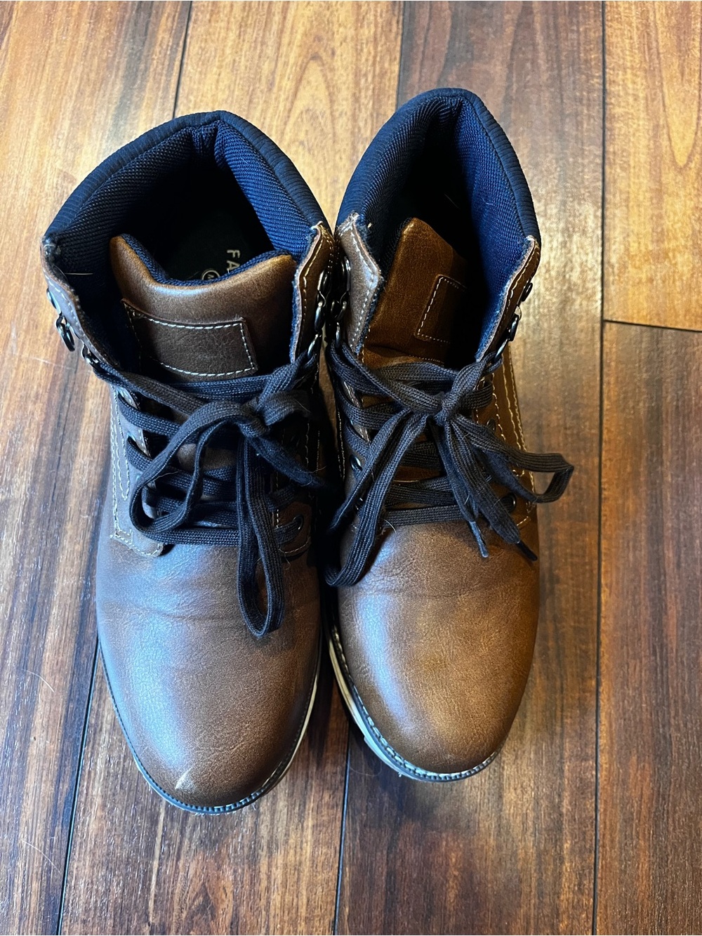 Falls Creek Brown Lace-Up Men's Ankle Boots